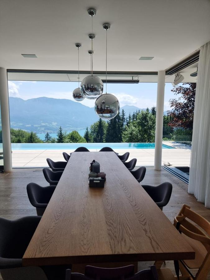 Attersee Luxury Design Villa With Dream Views, Large Pool And Sauna Nussdorf am Attersee Exterior photo