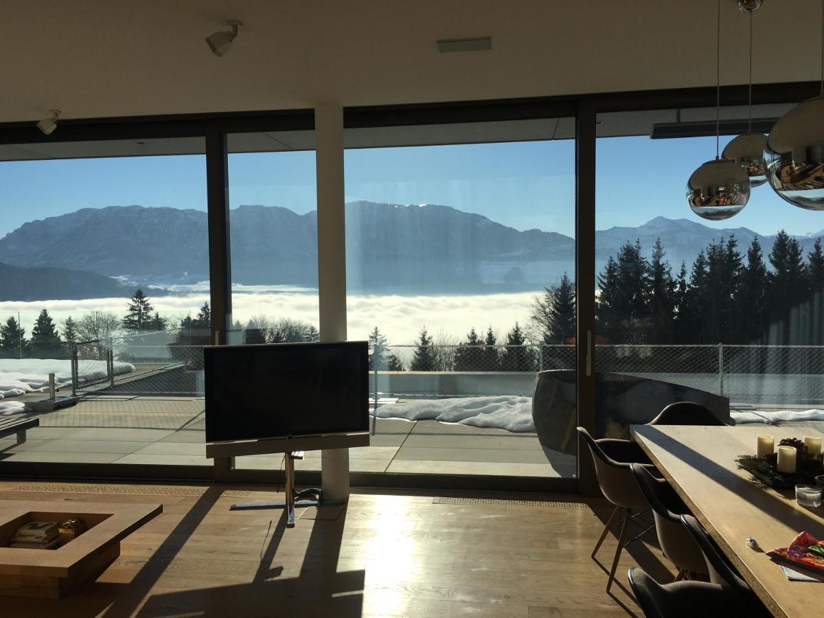 Attersee Luxury Design Villa With Dream Views, Large Pool And Sauna Nussdorf am Attersee Exterior photo